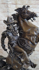 Massive Signed Real Rearing Arabian Horse Bronze Sculpture