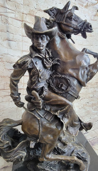 Massive Signed Real Rearing Arabian Horse Bronze Sculpture