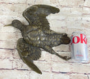 Vintage Cast Bronze Wall Hanging Eagle Sculpture