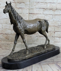 Abstract Modern Art Stallion Racing Horse Trophy Bronze by Mene