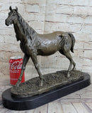 Abstract Modern Art Stallion Racing Horse Trophy Bronze by Mene