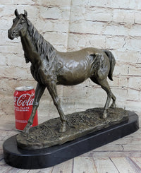 Abstract Modern Art Stallion Racing Horse Trophy Bronze by Mene