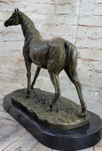 Abstract Modern Art Stallion Racing Horse Trophy Bronze by Mene