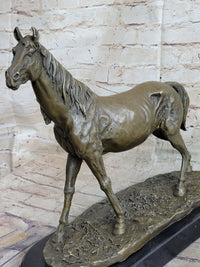 Abstract Modern Art Stallion Racing Horse Trophy Bronze by Mene