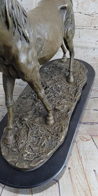 Abstract Modern Art Stallion Racing Horse Trophy Bronze by Mene