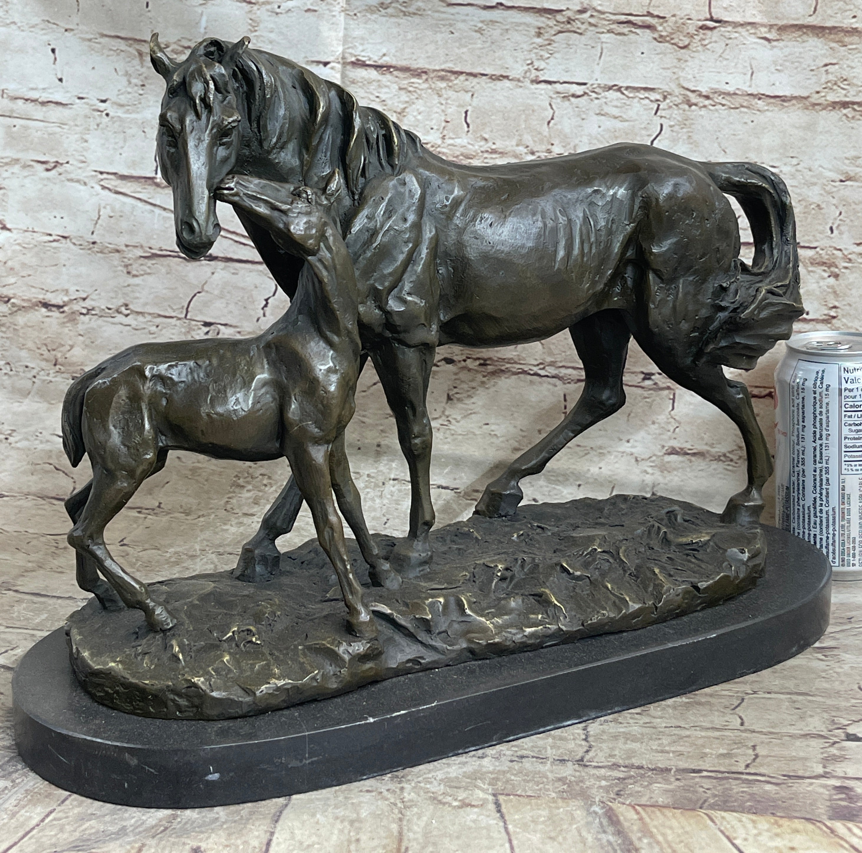 Horse & Foal Bronze Sculpture Equestrian Milo