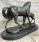 Horse & Foal Bronze Sculpture Equestrian Milo