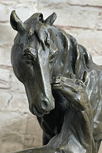 Horse & Foal Bronze Sculpture Equestrian Milo