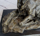 Stag Elk Deer Buck Hunter Bronze Marble Sportsman Art