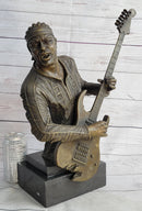 Jimi Hendrix Bronze Sculpture 18" x 17"
