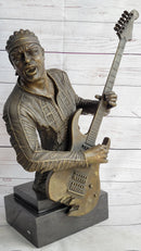 Jimi Hendrix Bronze Sculpture 18" x 17"