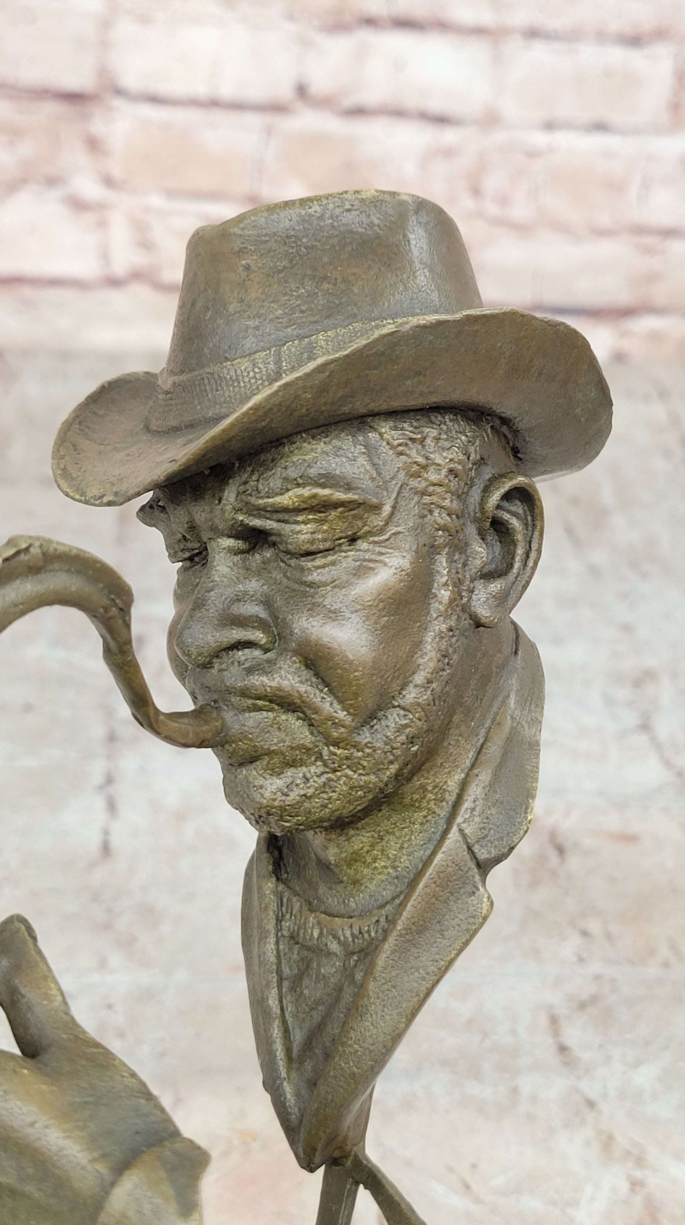 Signed Saxophone Player Salutes Jazz & Rhythm Bronze Sculpture