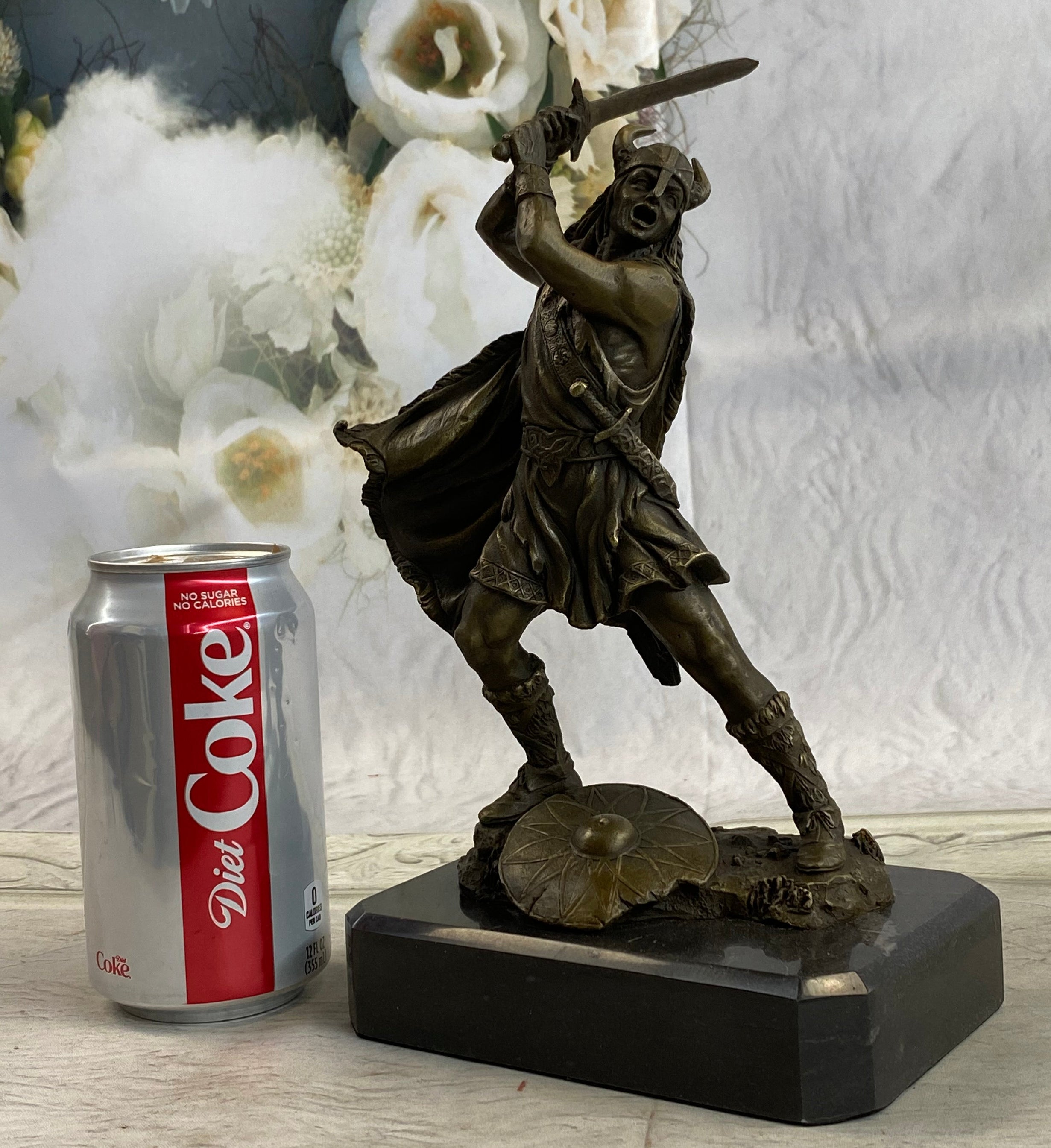 Viking Warrior by Kamiko Bronze Sculpture