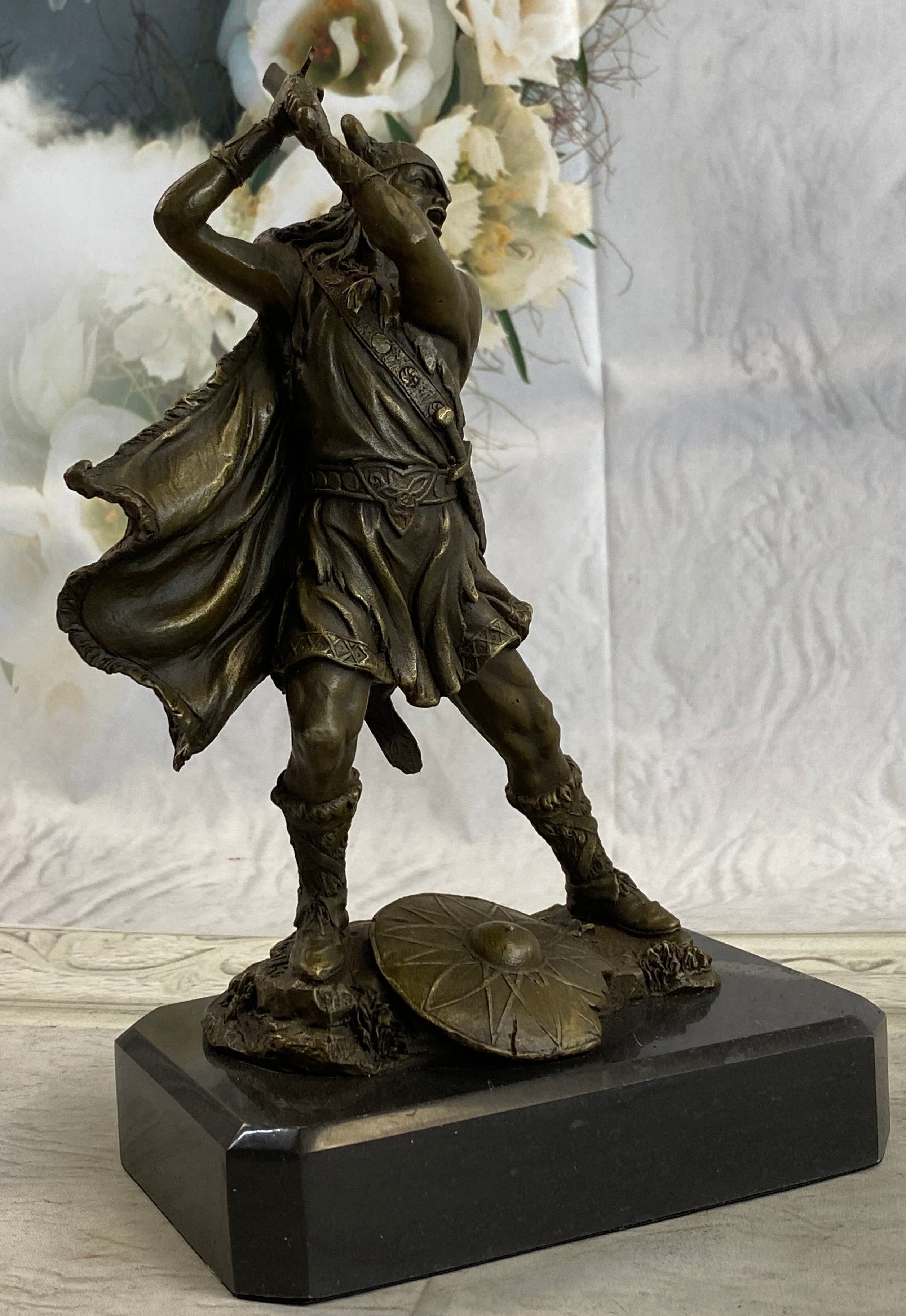 Viking Warrior by Kamiko Bronze Sculpture