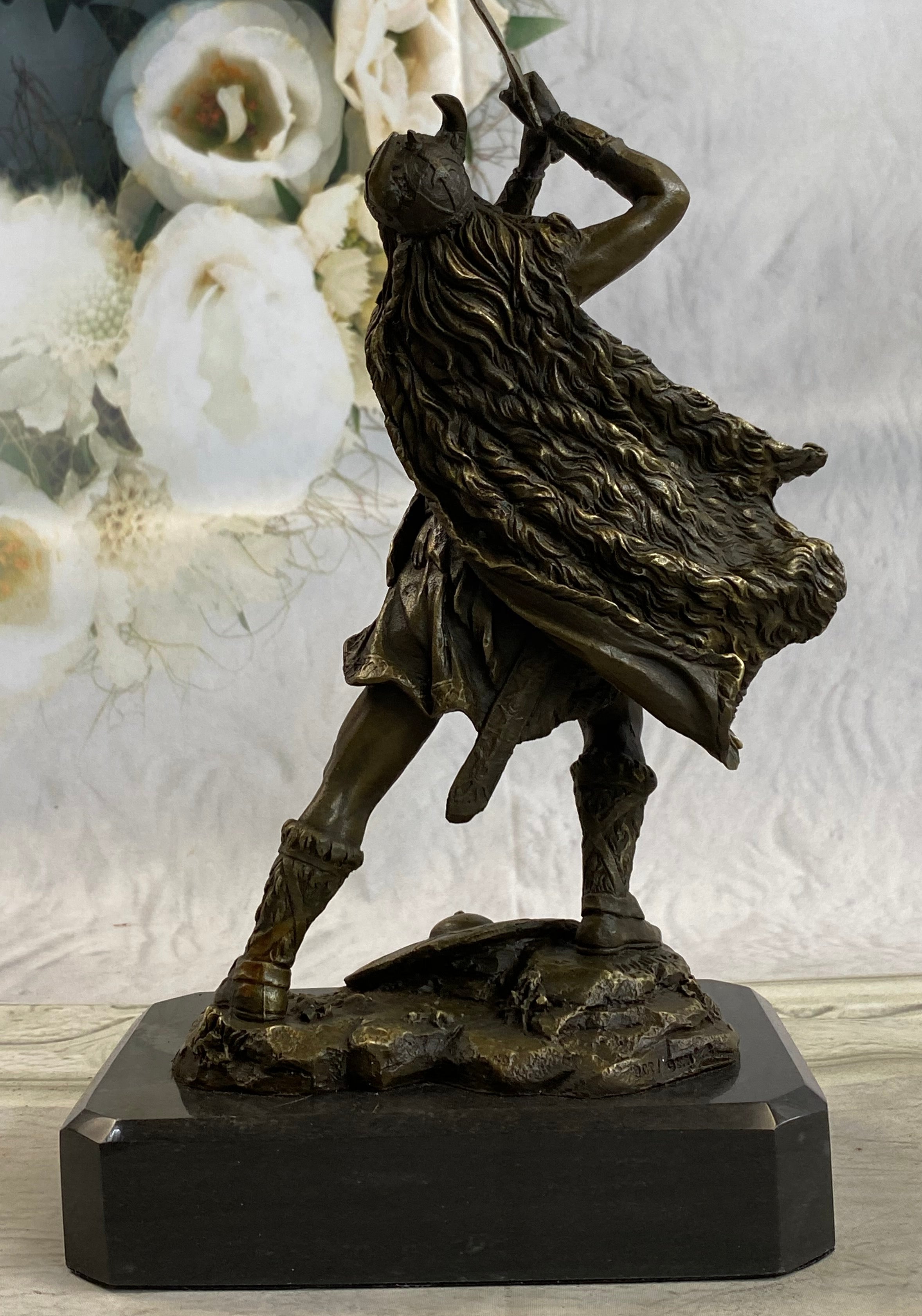 Viking Warrior by Kamiko Bronze Sculpture