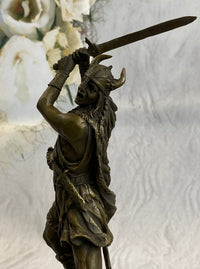Viking Warrior by Kamiko Bronze Sculpture
