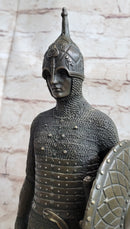 Bronze Large Medieval Knight Warrior Sculpture