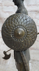 Bronze Large Medieval Knight Warrior Sculpture
