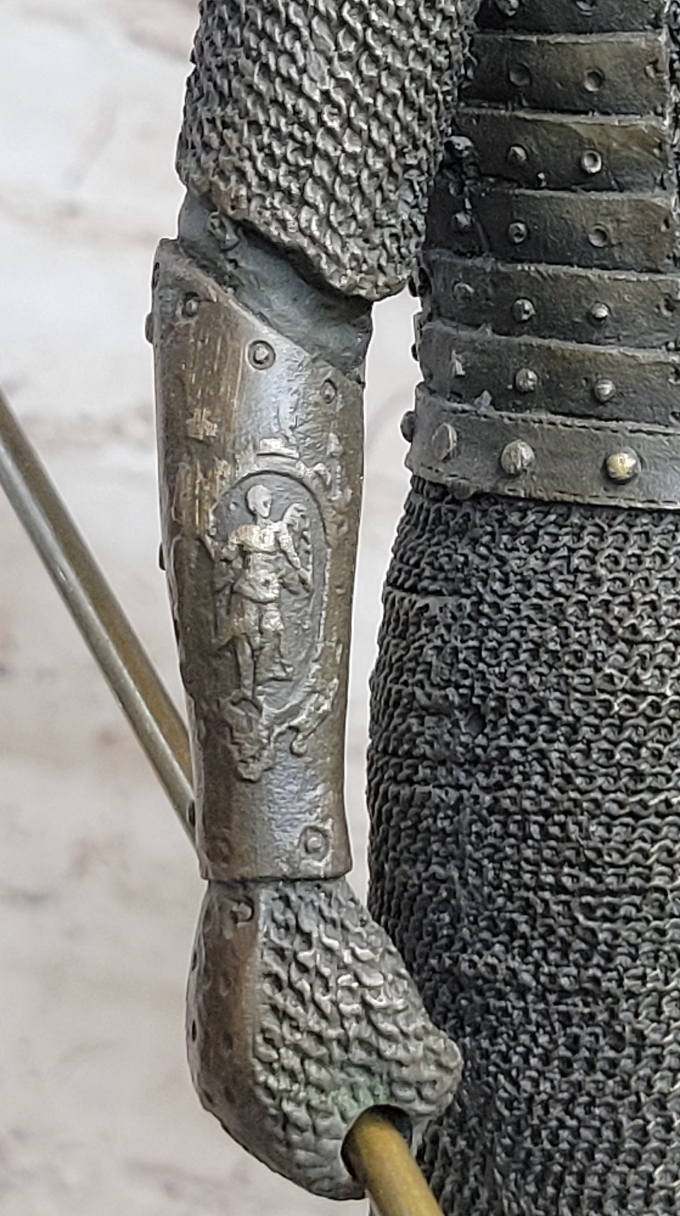 Bronze Large Medieval Knight Warrior Sculpture