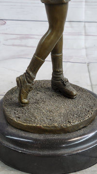 Hot Cast Bronze Female Golfer Golf Mom Trophy
