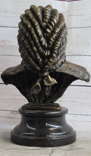 Johann Sebastian Bach Bronze Bust on Marble Base