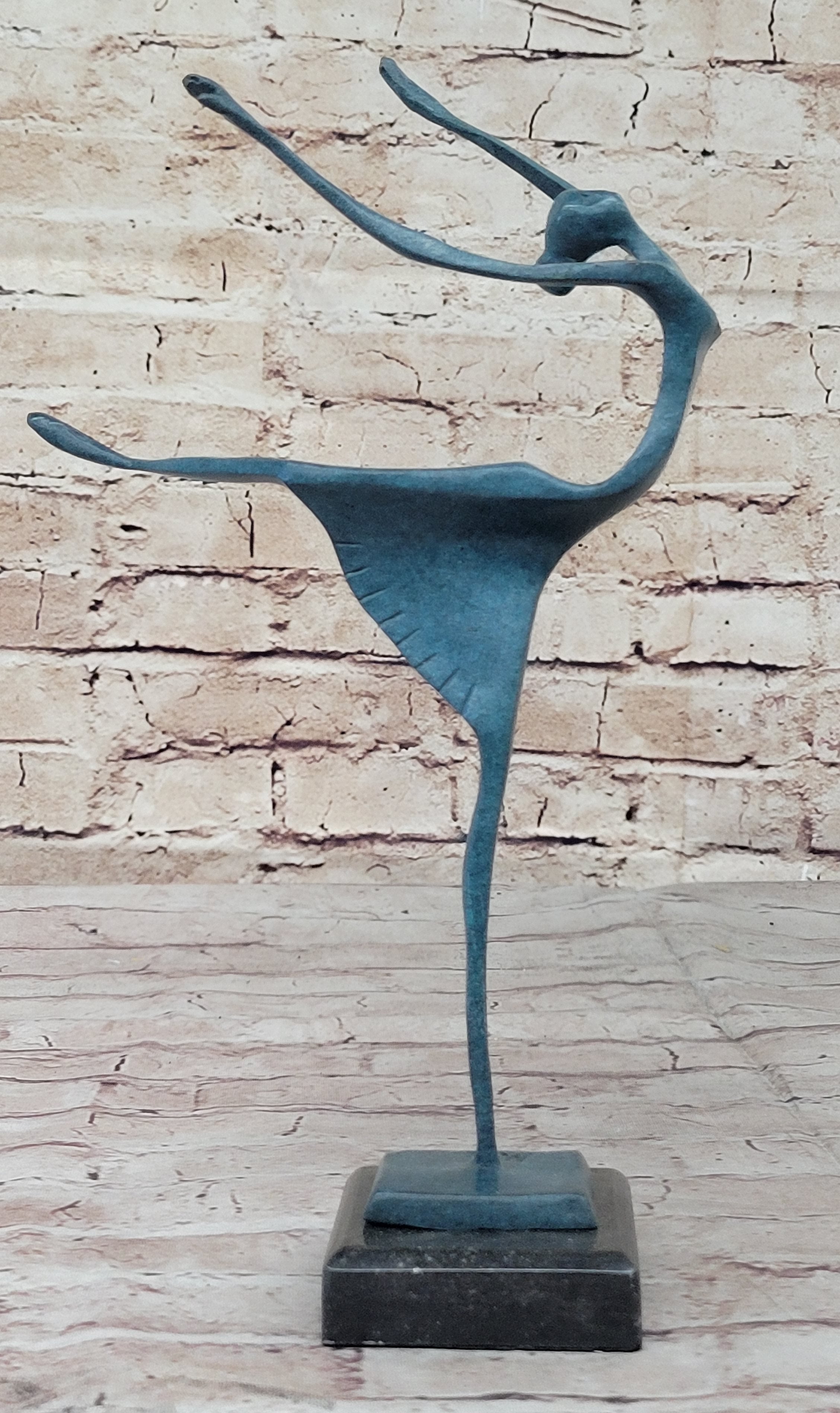 Special Patina Abstract Modern Art by Milo Bronze Sculpture