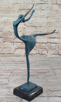 Special Patina Abstract Modern Art by Milo Bronze Sculpture