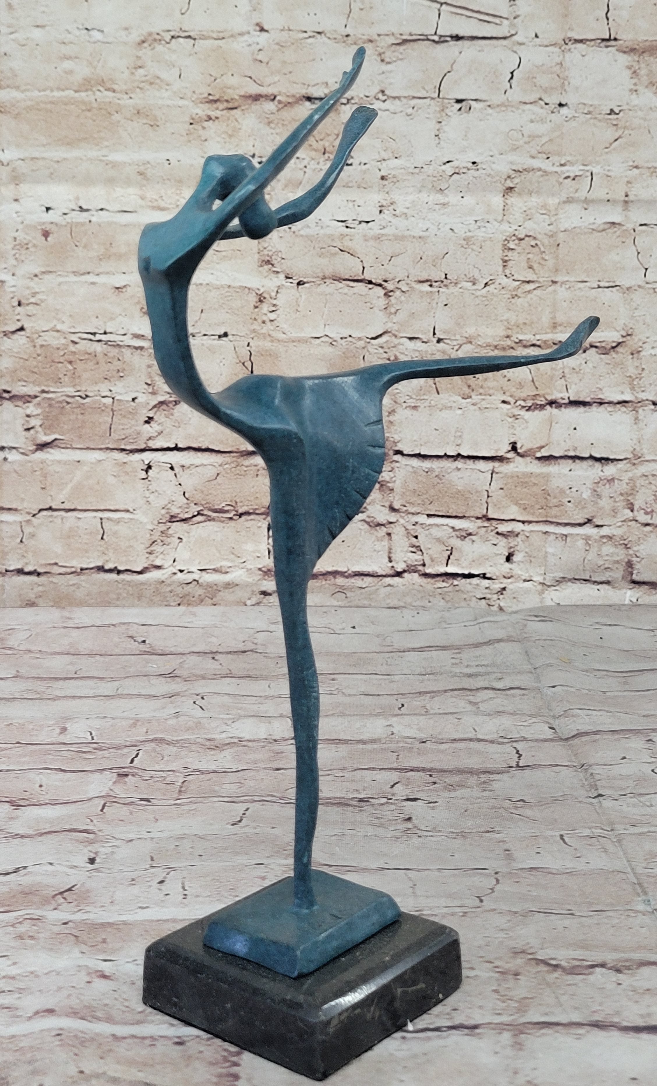 Special Patina Abstract Modern Art by Milo Bronze Sculpture