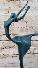 Special Patina Abstract Modern Art by Milo Bronze Sculpture