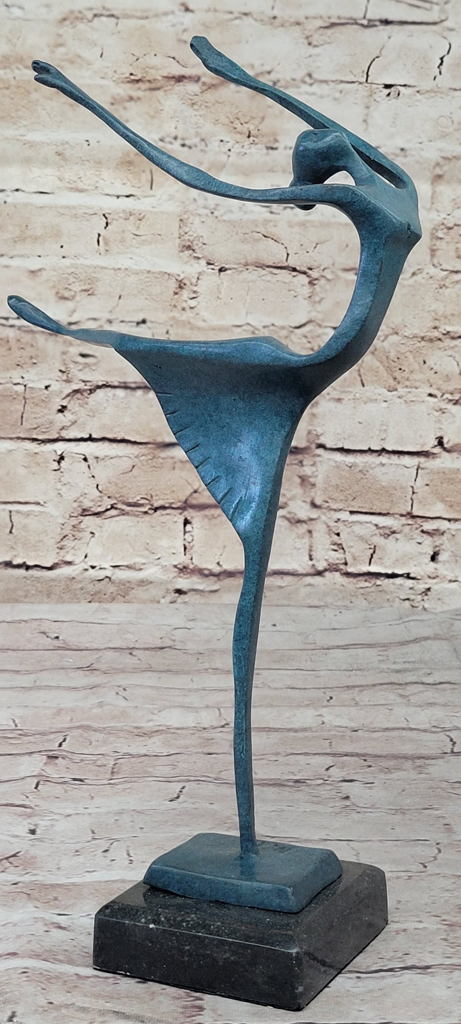 Special Patina Abstract Modern Art by Milo Bronze Sculpture