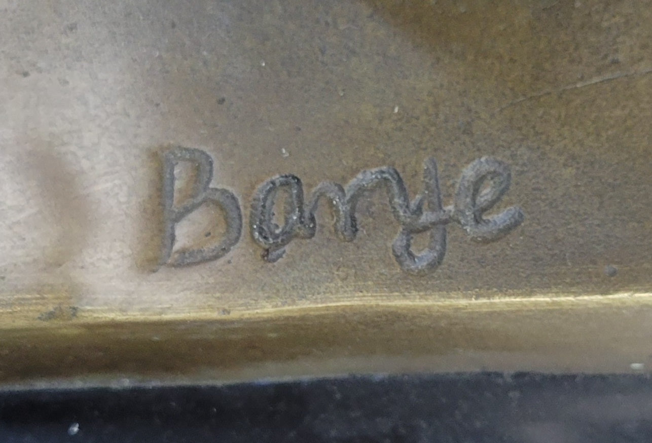 Barye “Monkey Family” Bronze Sculpture on Marble Base