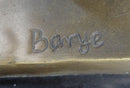 Barye “Monkey Family” Bronze Sculpture on Marble Base