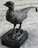 Pheasant Grouse Game Bird Hunter Bronze Marble Sculpture