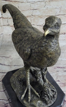 Pheasant Grouse Game Bird Hunter Bronze Marble Sculpture