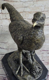 Pheasant Grouse Game Bird Hunter Bronze Marble Sculpture