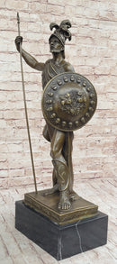 Hercules Achilles Leonidas Hoplite Warrior Bronze 30" x 15"
