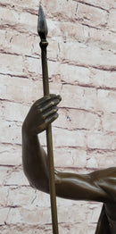 Hercules Achilles Leonidas Hoplite Warrior Bronze 30" x 15"