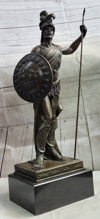Greek Hoplite Warrior Achilles Leonidas Bronze 30" x 15"