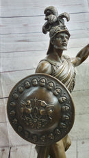 Greek Hoplite Warrior Achilles Leonidas Bronze 30" x 15"