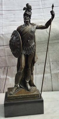 Greek Hoplite Warrior Achilles Leonidas Bronze 30" x 15"