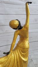 Chiparus Arabesque Dancer Gold Patina Bronze Art Deco Figure