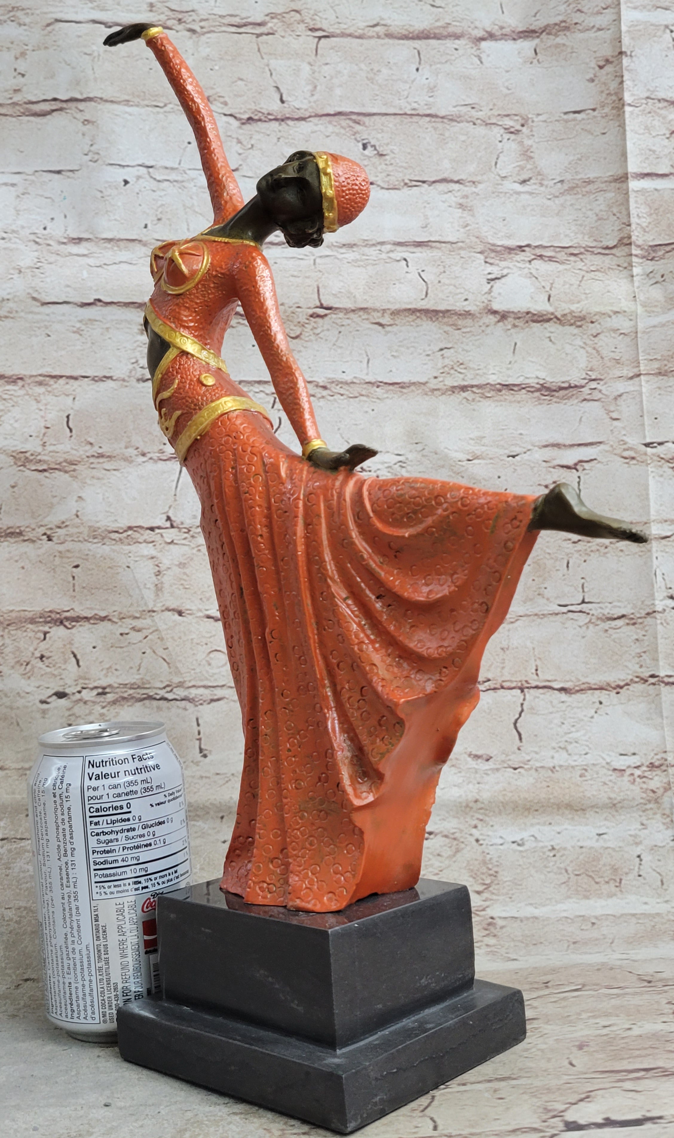 Signed D.H. Chiparus Bronze Art Deco Dancer Sculpture