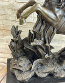 Napoleon Bonaparte Crossing the Alps Bronze Sculpture 20" x 16.5"