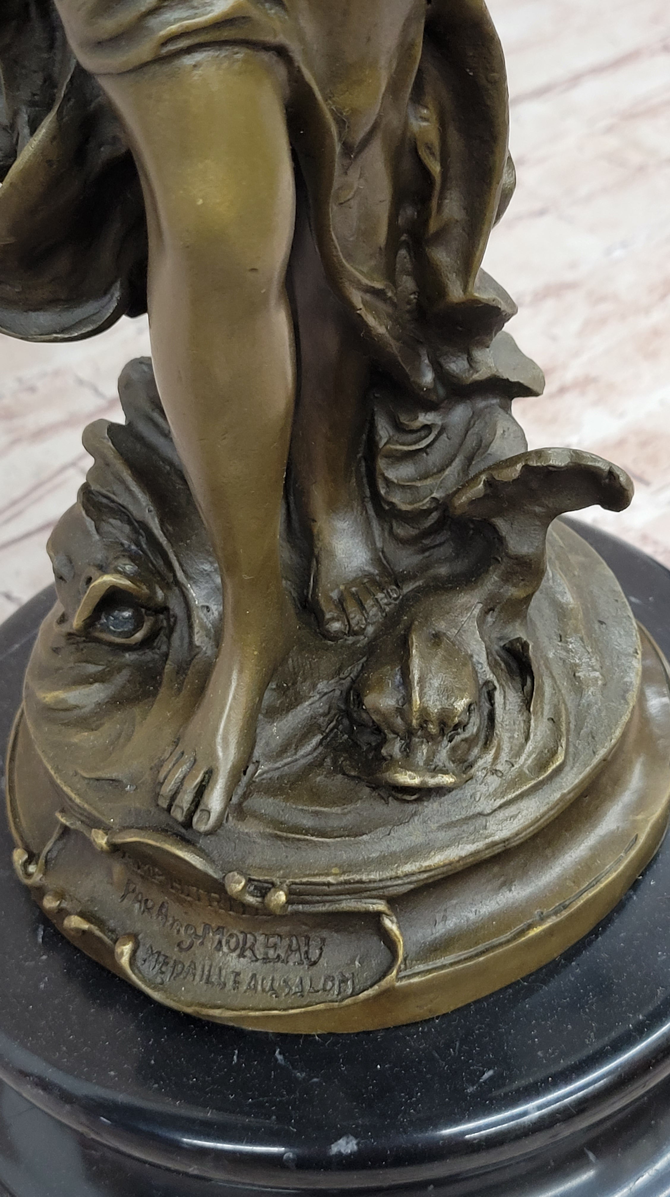 Hot Cast Bronze French Candelabra Candleholder by Moreau