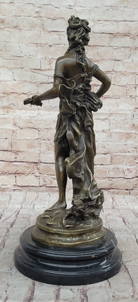 Antique Style Bronze Figure of Cybele Goddess of Abundance