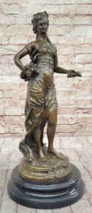 Antique Style Bronze Figure of Cybele Goddess of Abundance