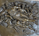 Michelangelo The Creation Of Adam Bronze Bas Relief 14" x 33"