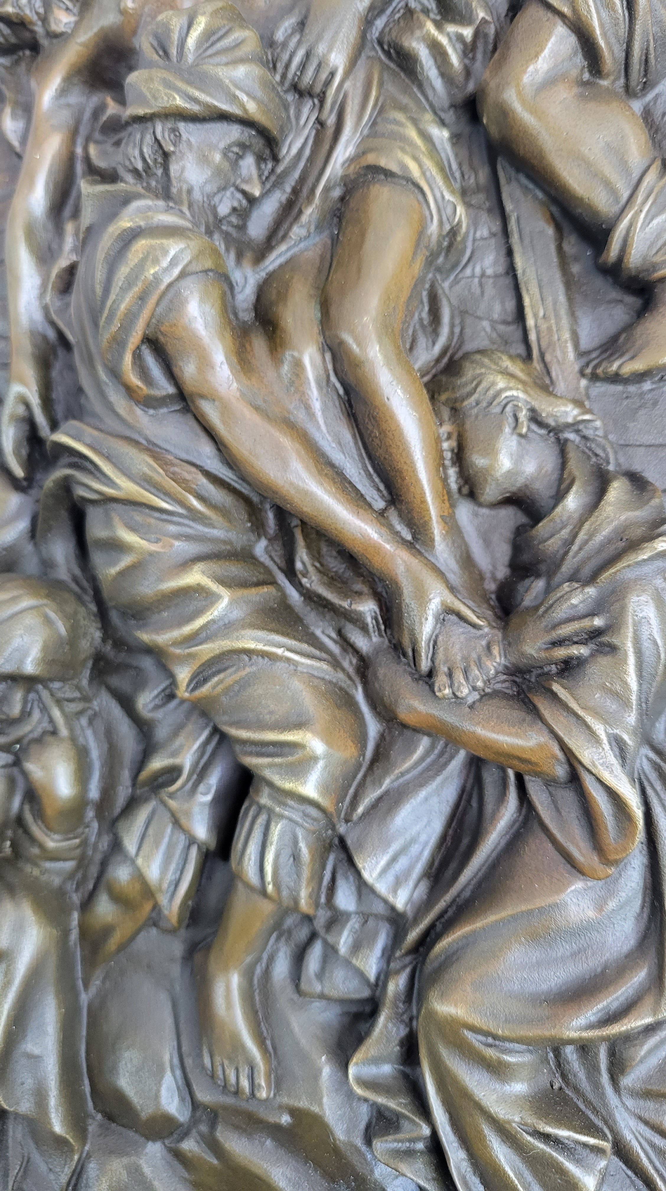 Hot Cast Bronze Wall Art Plaque The Cavalry Crucifixion