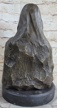 Mona Lisa Bronze Bust after Leonardo Da Vinci 14" x 8"