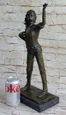 Bronze Young Michael Jackson Musician Sculpture